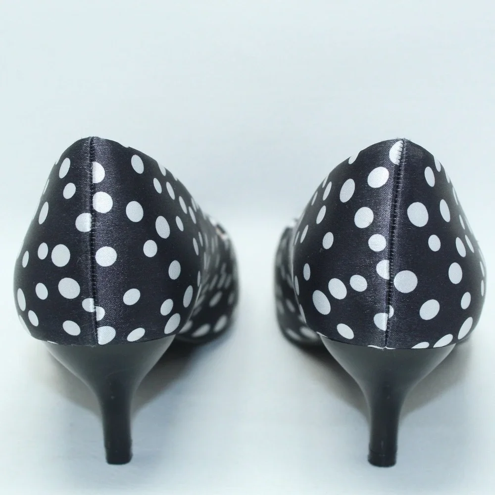 Urban‎ Soft Polka Dot Kitten Heel Pumps Size 8.5